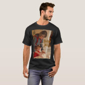 ホリデー家族写真 ベージュ 年名 Tシャツ (正面フル)