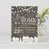 ホリデー引っ越し祝いパーティー招待状 招待状 (スタンド正面)