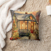 🛋️ホリデー心地よい開始 – クリスマスピロー クッション (ブランケット)