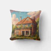 🛋️ホリデー心地よい開始 – クリスマスピロー クッション (正面)