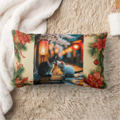 🛋️ホリデー心地よい開始 – クリスマスピロー ランバークッション (ブランケット)