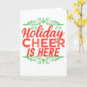 ホリデー応援がこちらに。クリスマスの輝きを カード (黄色い花)