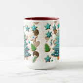 ホリデー応援ツリーとクッキー マグカップ (中央)