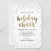 ホリデー応援ビジネスホリデーパーティ招待状 招待状 (正面)