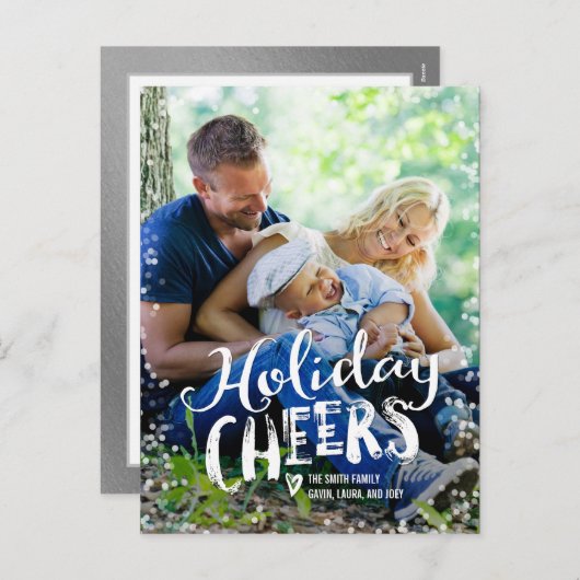 ホリデー応援ホリデーフォトカードポストカード シーズンポストカード (正面/裏面)