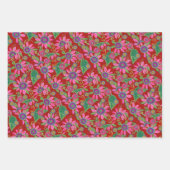 ホリデー応援ラッピング紙フラットシートセット3 ラッピングペーパーシート (正面3)