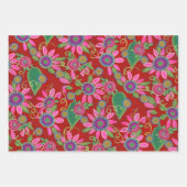 ホリデー応援ラッピング紙フラットシートセット3 ラッピングペーパーシート (正面2)