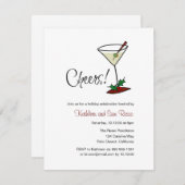 ホリデー応援招待状 招待状 (正面/裏面)