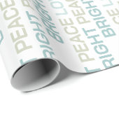 ホリデー応援 – ホワイトラッピング紙 ラッピングペーパー (ロールコーナー)