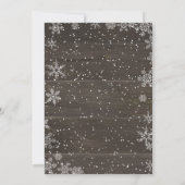 ホリデー感謝招待状、社内パーティー I 招待状 (裏面)