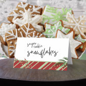 ホリデー折り畳み食品、飲み物または座席表 プレイスカード