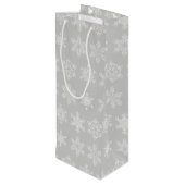 ホリデー抱き枕 – スノーフレーク ワインギフトバッグ (裏面アングル)