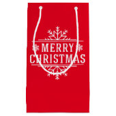 ホリデー抱き枕 – メリークリスマス スモールペーパーバッグ (正面)