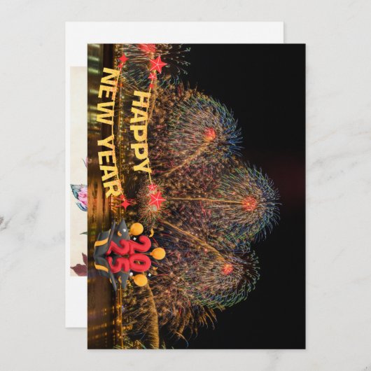 ホリデー招待状 シーズンカード (正面/裏面)