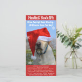 ホリデー映画のパロディがペット写真を追加 サンキューカード (スタンド正面)