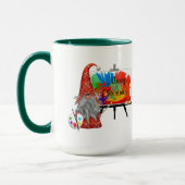 ホリデー格言アーティストパーソナライズされた マグカップ (左)