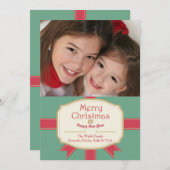 ホリデー気持ちズフォトカード シーズンカード (正面/裏面)