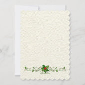 ホリデー気持ち招待状 招待状 (裏面)