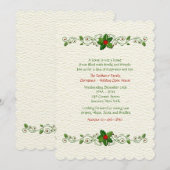 ホリデー気持ち招待状 招待状 (正面/裏面)