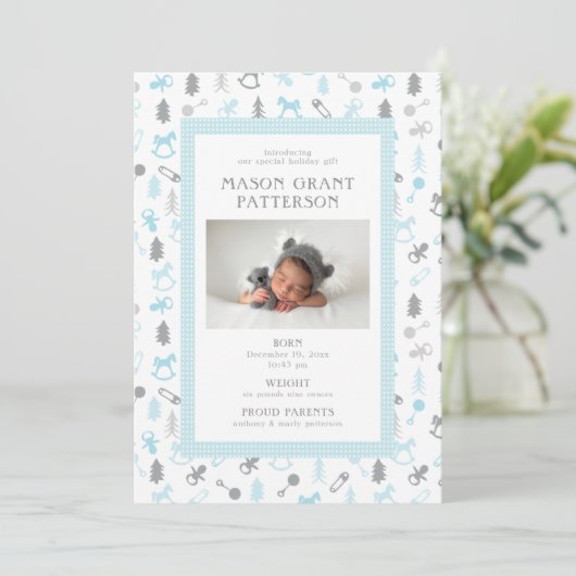 ホリデー生まれたばかりのフォトアクアグレイ シーズンカード (スタンド正面)