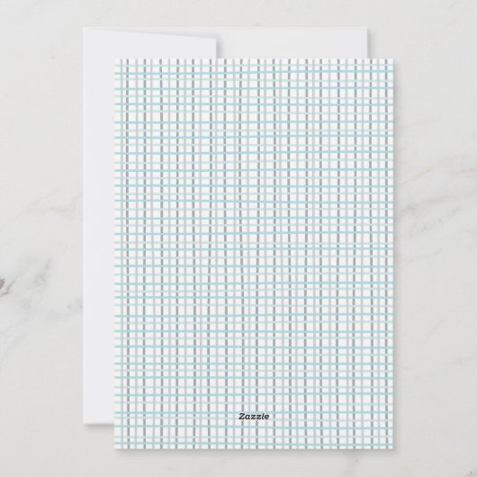 ホリデー生まれたばかりのフォトアクアグレイ シーズンカード (裏面)