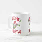 ホリデー用ノーム かわいいクリスマス コーヒーマグカップ (正面左)