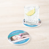 ホリデー男の赤ちゃんフォトコースター コースター (側面)
