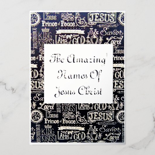 ホリデー箔押しカード 箔シーズンカード (正面)