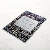 ホリデー箔押しカード 箔シーズンカード (回転した状態)