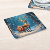 ホリデー紙コースター スクエアペーパーコースター (アングル)