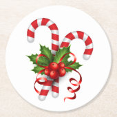 ホリデー紙コースター ラウンドペーパーコースター (正面)