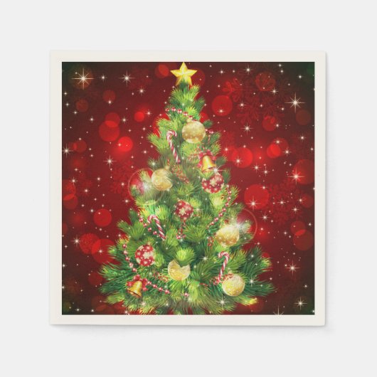 ホリデー紙ナプキンス スタンダードカクテルナプキン (正面)