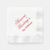 ホリデー紙ナプキンス 縁ありカクテルナプキン (正面)