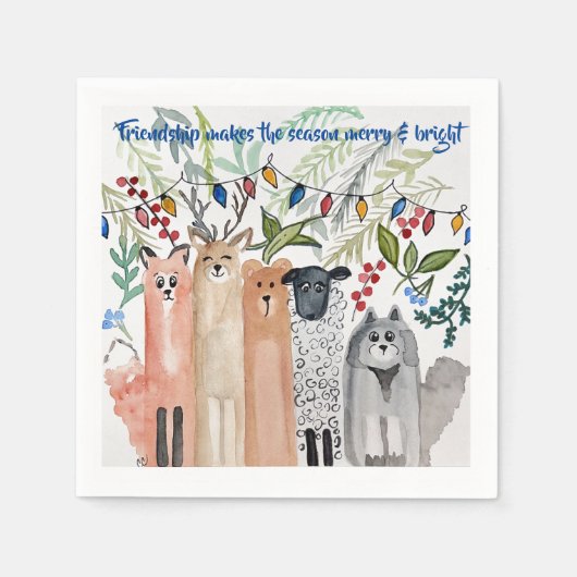 ホリデー紙ナプキンズスタンダードカクテル スタンダードカクテルナプキン (正面)