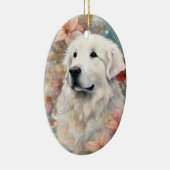 ホリデー素晴らしピレネーオーナメント1 セラミックオーナメント (右)