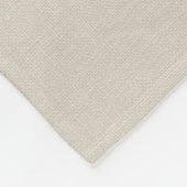 ホリデー素朴ローレルリースモノグラム フリースブランケット (角)