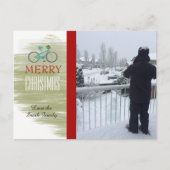 ホリデー自転車フォトカード シーズンポストカード (正面)