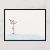 ホリデー迷路グリーティングカード シーズンポストカード (裏面)