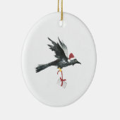 ホリデー運はプレゼントだ セラミックオーナメント (右)