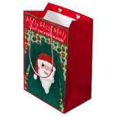 ホリデー醜いセーターカスタマイズテーマ抱き枕 ミディアムペーパーバッグ (裏面アングル)