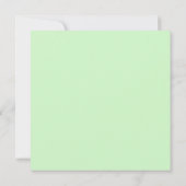 ホリデー雪だるまクリスマスパーティー 招待状 (裏面)