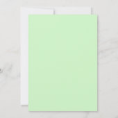 ホリデー雪だるまクリスマスパーティー 招待状 (裏面)