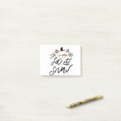 ホリデー雪だるま ポストイット (デスク上)