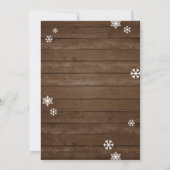 ホリデー靴下交換クリスマスパーティー 招待状 (裏面)