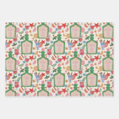 ホリデー飲料 ラッピングペーパーシート (正面)