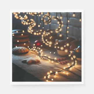 ホリデー魔法ナプキンス スタンダードランチョンナプキン