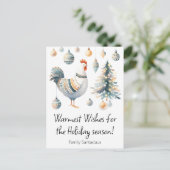 ホリデー鶏 シーズンポストカード (スタンド正面)