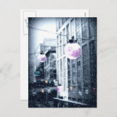 ホリデー アーバン ライツ クリスマス ポストカード (正面/裏面)