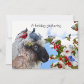 ホリデー/ウィンターの招待状 招待状 (正面)