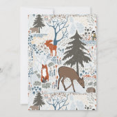 ホリデー ウィンター ウッズ アニマルズ シーズンカード (正面)